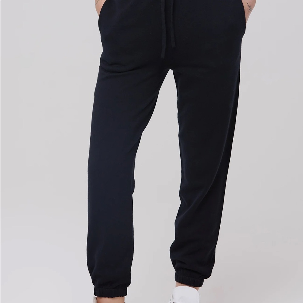 Saks Fifth Avenue Black Cashmere Joggers